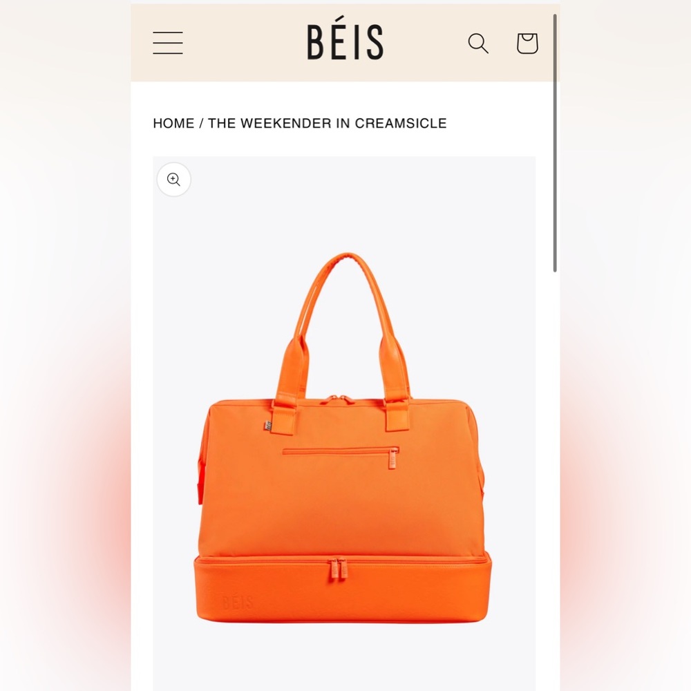 Creamsicle Beis Weekender